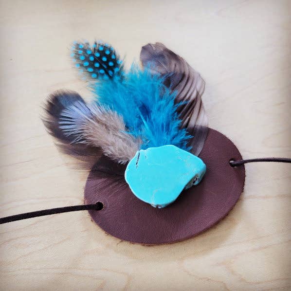 The Jewelry Junkie - Wholesale Fedora - Women's - Boho Western Felt Hat w/ Choice of Turquoise Hat Accent-Bone 981c6