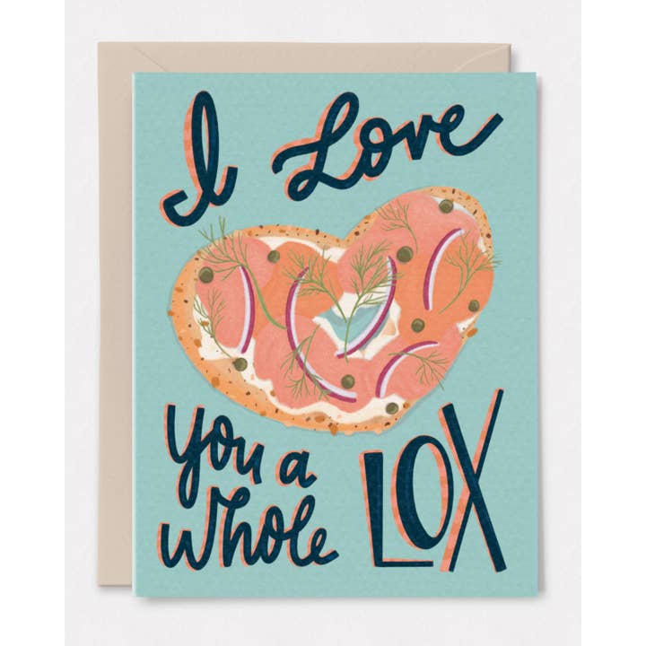 Elsker dig Lox Card for engroshandel hos Polk Salad Abbie