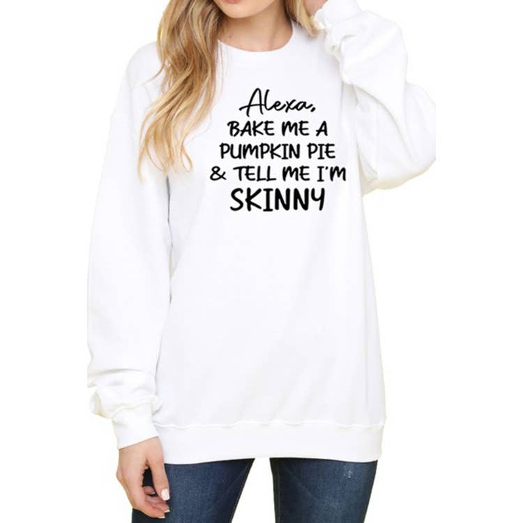 Clothing of America - Wholesale Graphic Sweatshirt - Women's - ALEXA GRAPHIC SWEATSHIRT7