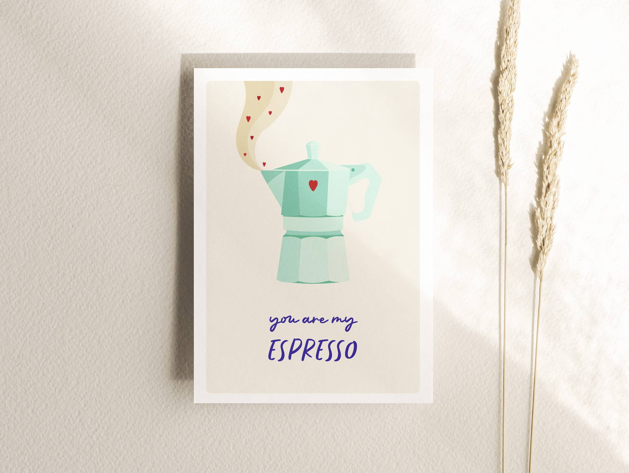 TANTE TIA - Wholesale Love Card - Card for espresso lovers / love / coffee