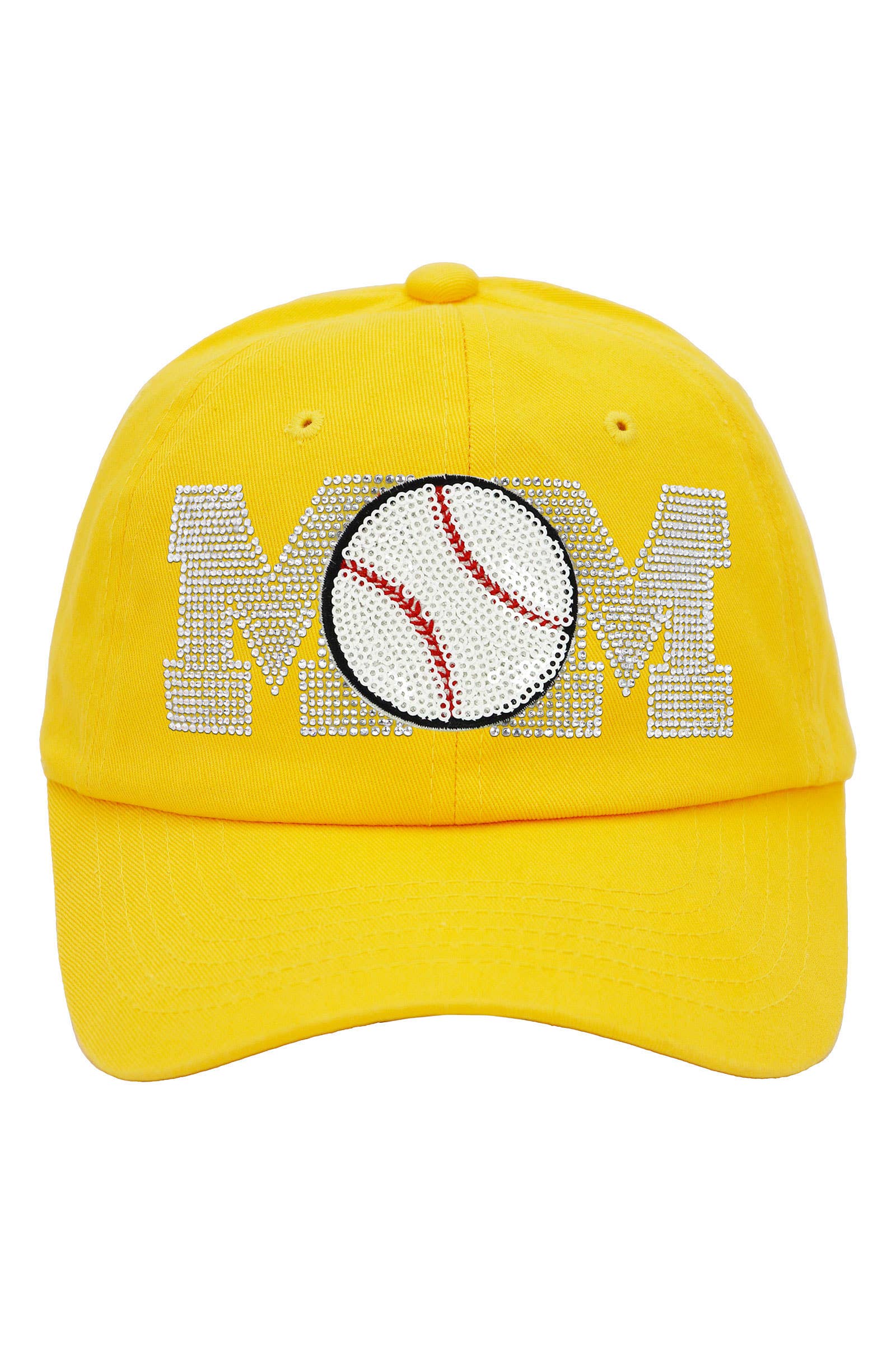 Cap Zone - Wholesale Baseball Cap - Women's - Baseball Mom Bling Rhinestone Cotton Polo Cap20