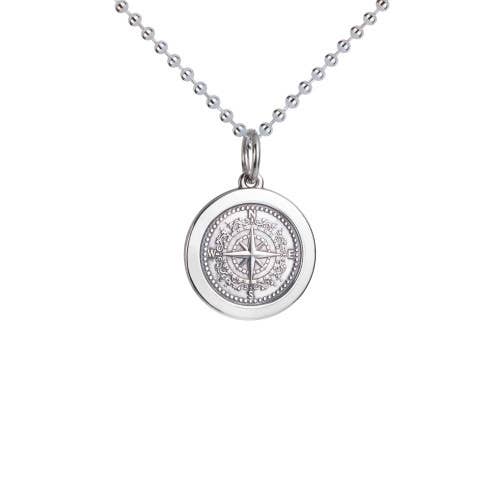 Colby Davis of Boston - Wholesale Individual Charm/Pendant - Colby Davis Pendant: Men's Medium Compass Rose - Sterling6