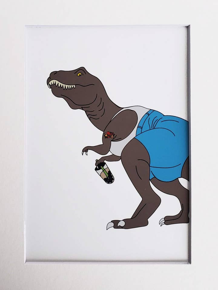 Tirage de Sir Robert A. Tea-Rex pour la vente par Harmony Art Shop