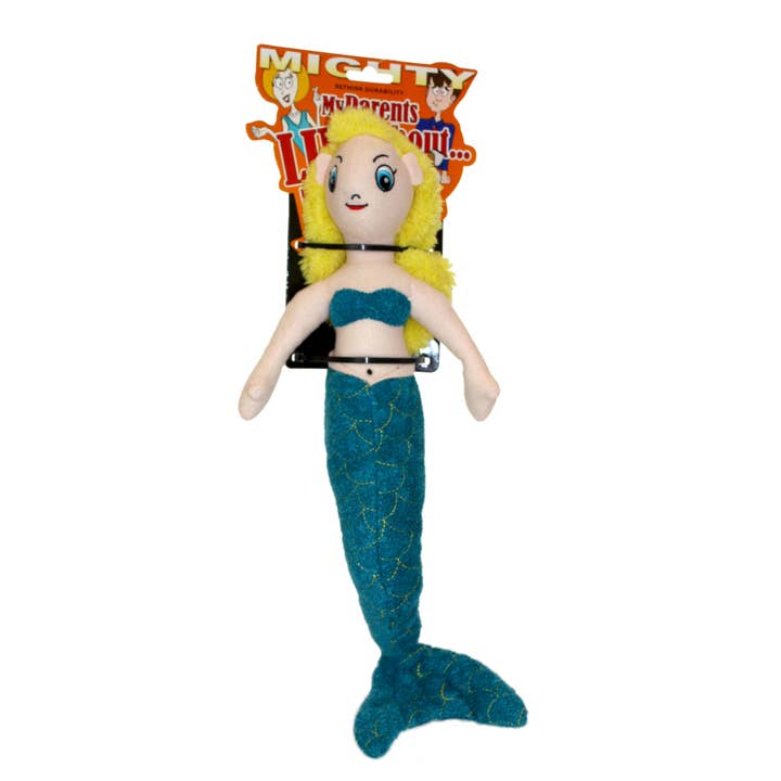 Tuffy Dog Toys - VIP Products – Squeaky Toy - Cão por atacado – Mighty Jr Mous Mliar Sereia, Peluche, Brinquedo para Cão Squeaky6