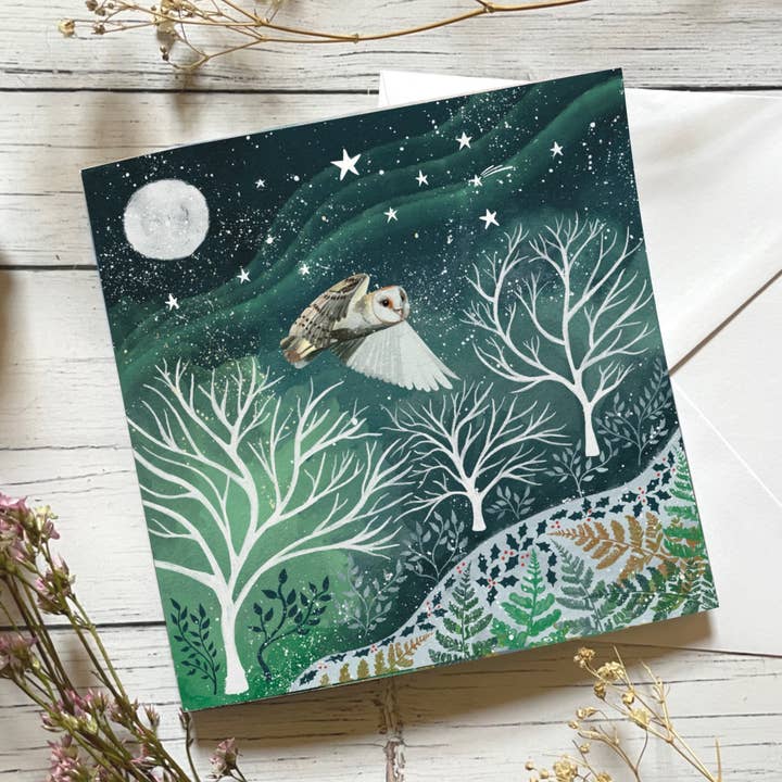 Winter owl for wholesale by Glitter and Earth