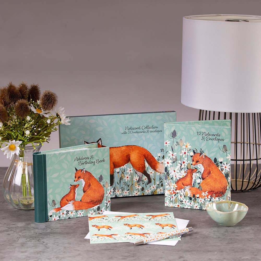 The Gifted Stationery Company - Wholesale Stationery/Notecard Set - Notecard Wallet - Foxy Tales A2