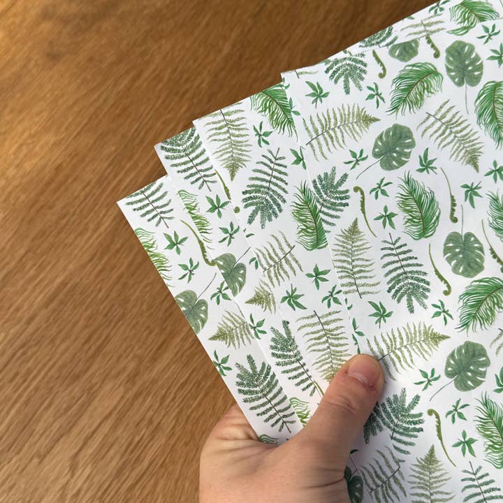 Rainforest A4 Patterned Paper - Set of 4 for wholesale by Lucy Locks Art