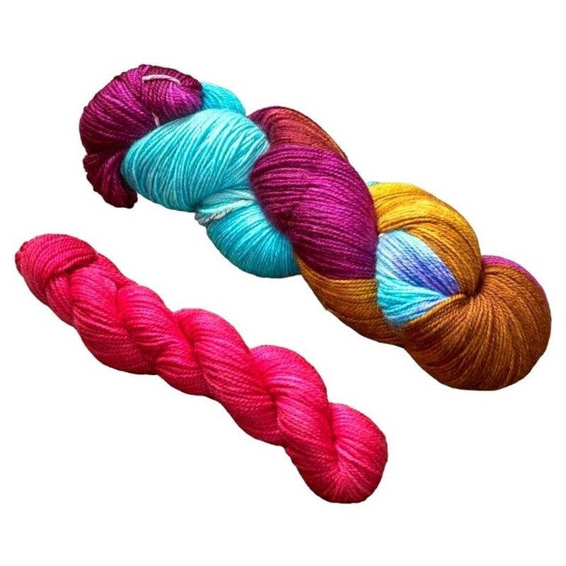 Rooster Yarns - Vendita all'ingrosso Lana - Set di filati per calzini Manos Alegria Superpool tinti a mano5