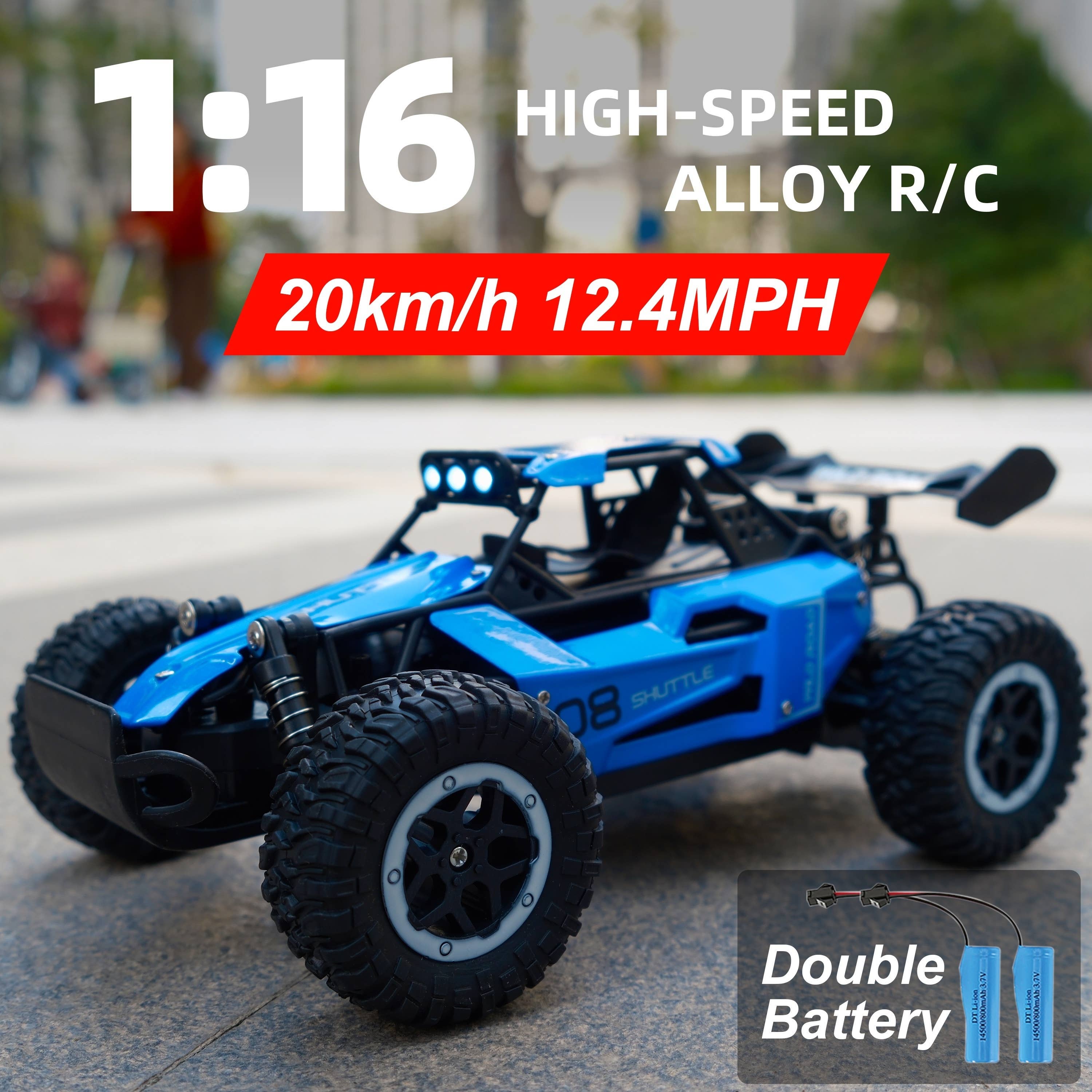 Shop Celino - Wholesale Toy Car/Truck - Kids - High-Speed 1:16 RC Car, 20 Km/h, USB Rechargeable, Off-Road12