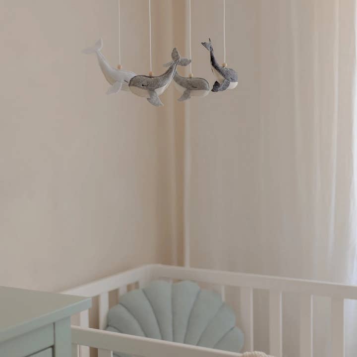 Poppet and Wildflower - Vendita all'ingrosso Giostrina culla - Cellulare per bambini Whale Nursery3