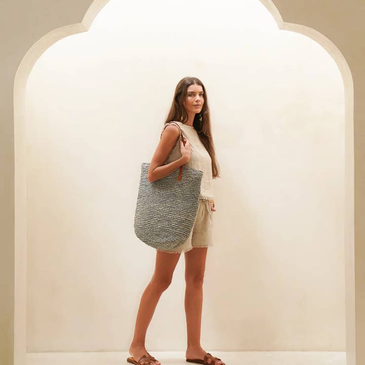 Voyage the Label - Wholesale Beach Bag - Solana Bag - Azure 1