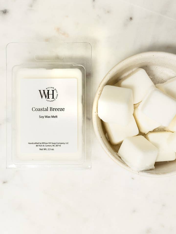Coastal Breeze Wax Melt voor wholesale door Willow Hill Soap Company