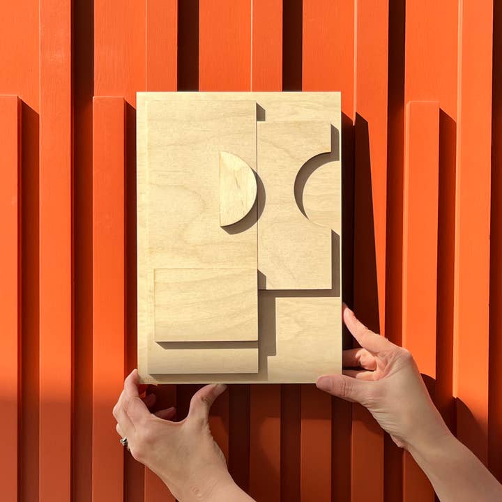 Plyconic - Venta al por mayor Papel pintado 3D - Cuadro en relieve de madera contrachapada Hal2