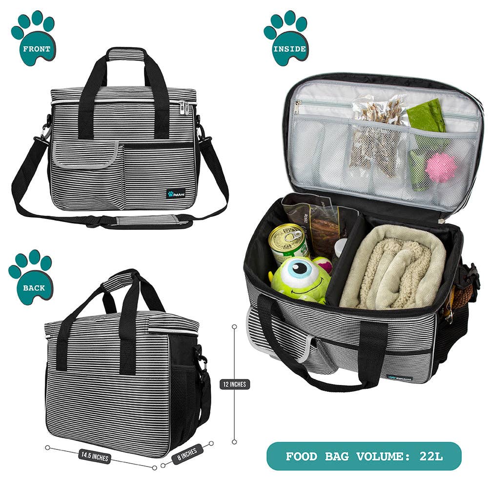 PetAmi - Vendita all'ingrosso Trasportino - Cani e gatti - Borsa Organizer Deluxe da Viaggio per Animali101
