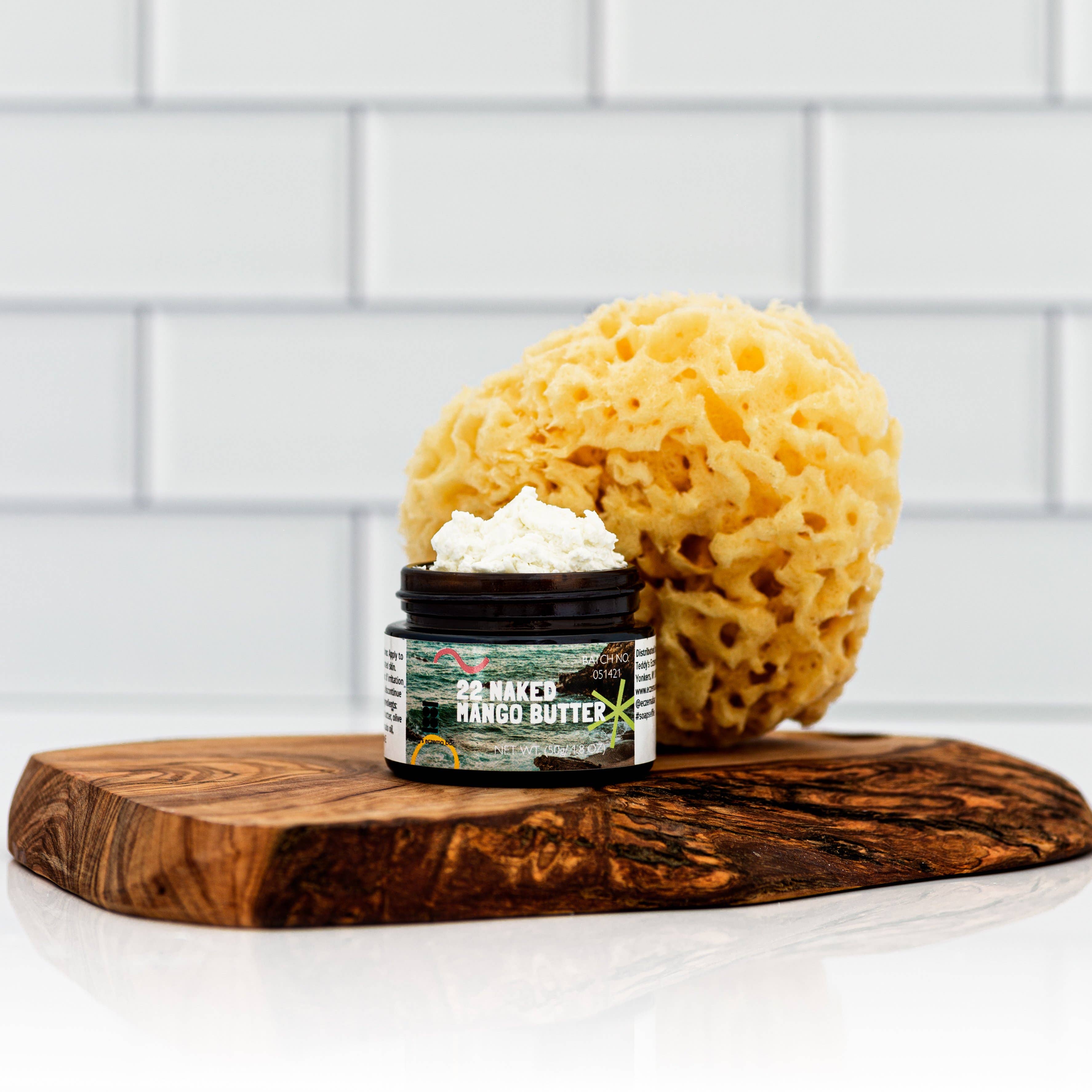 Teddy's Eczema Bar - Wholesale Body Balm/Butter - 22 Naked Mango Butter2