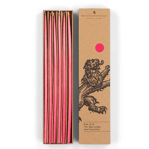 Tynde tilspidsede lys - Neyron Pink for engroshandel hos BRITISH COLOUR STANDARD - Europe