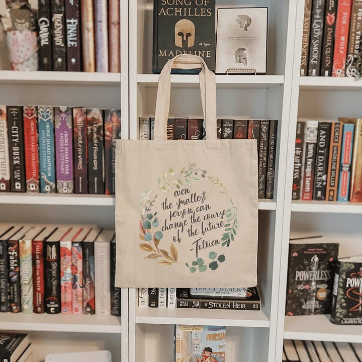 Awfullynerdy.co - Wholesale Tote bag – Women's - Tolkien Quote Sublimated Canvas Tote Bag