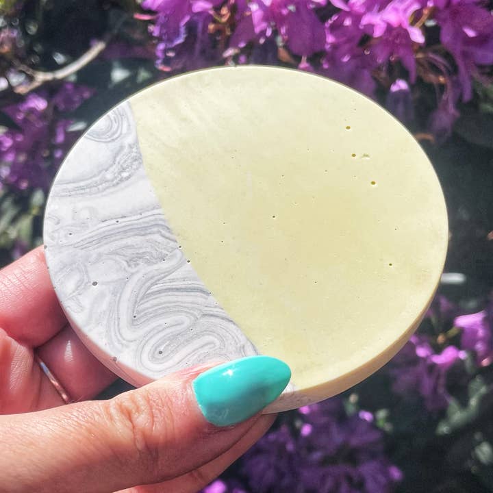 Jesmonite Coaster for wholesale by All Things Nice by Ashley