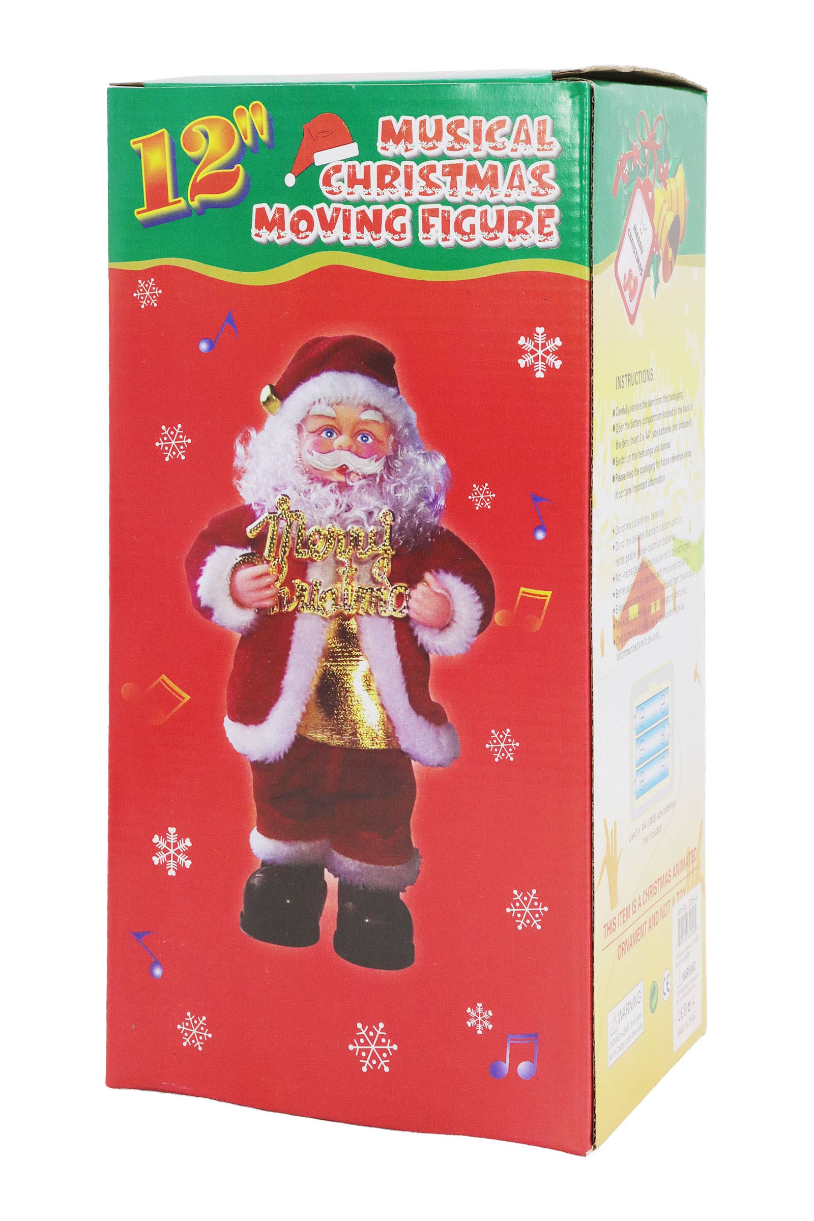 ZOALS GETOOND Dansende Muziek Kerstman Tafelblad Decoratie voor groothandel op Faire7