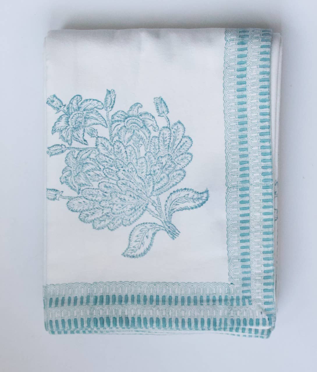 Rozablue – Engroshandel Dug – Håndbloktrykt dug lille Livets Træ Mineral1