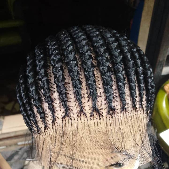 Nwanyies - Wholesale Hair extensions - Ruby - braided wig with glued braids 0