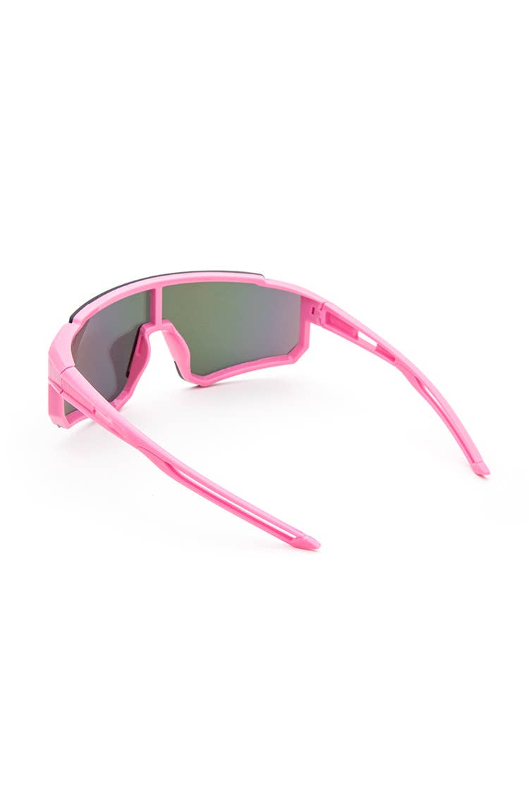 LA Jewelry Plaza - Wholesale Sunglasses - Kids - Kids RV Mirror Shield Sporty Sunglasses Set2