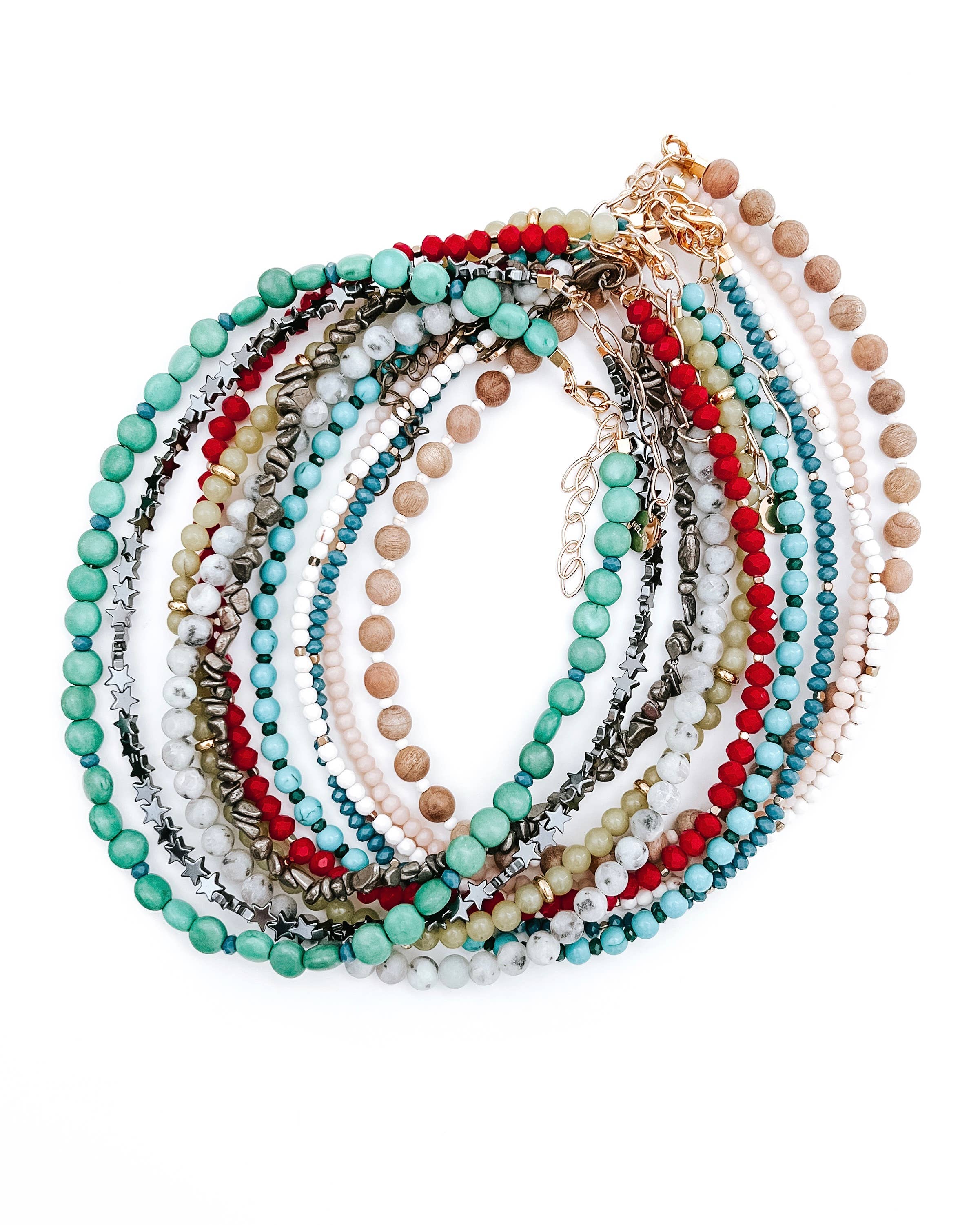 BELJOY - Wholesale Beaded/Pearl Necklace - Lucille Beaded Necklace || Choose Style7