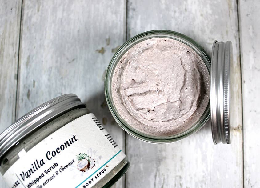 Sense of Velvet - Wholesale Body Scrub/Exfoliant - Vanilla Coconut Whipped Scrub1