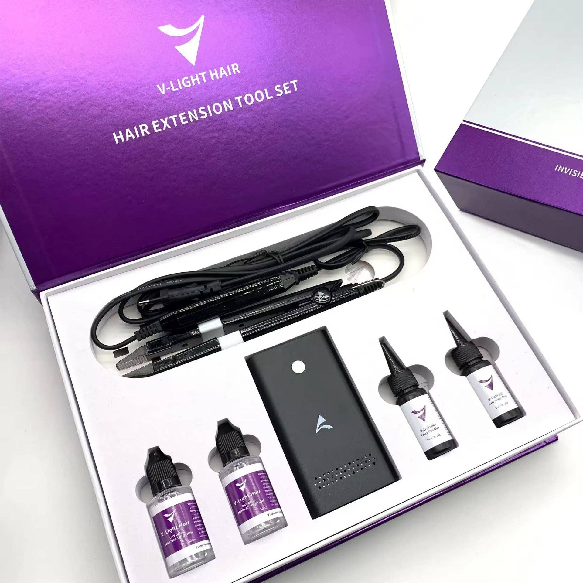 Hair Imports NYC - Wholesale Hair Extensions - V-Light Hair Extension Tool Kit - Professional Salon Application System11