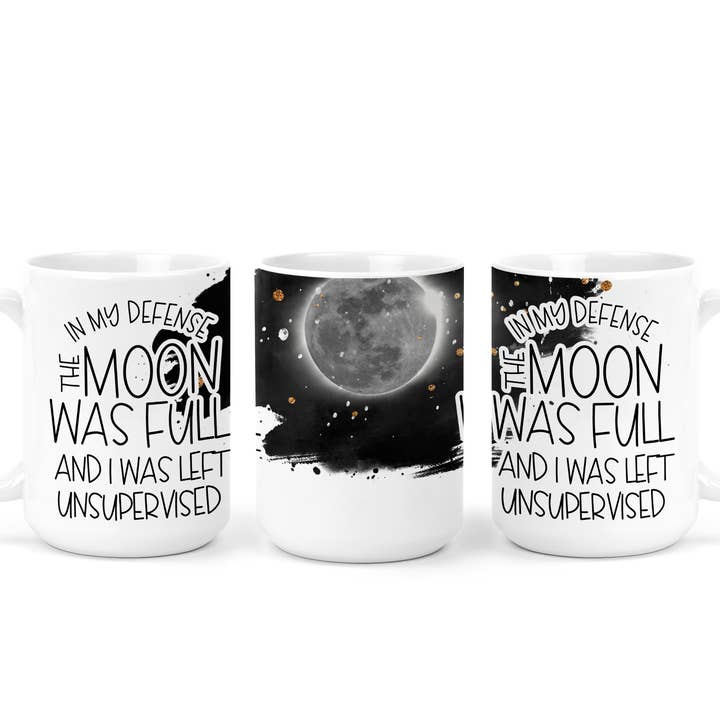 DIYxe - Wholesale Coffee Mug - Full Moon Coffee Mug | Mystical Mug