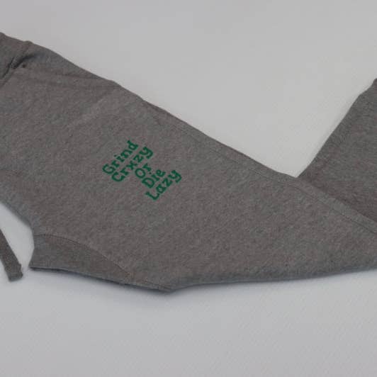 GrindCrxzy - Jogging « GCDL » gris et vert pour la vente par GrindCrxzy