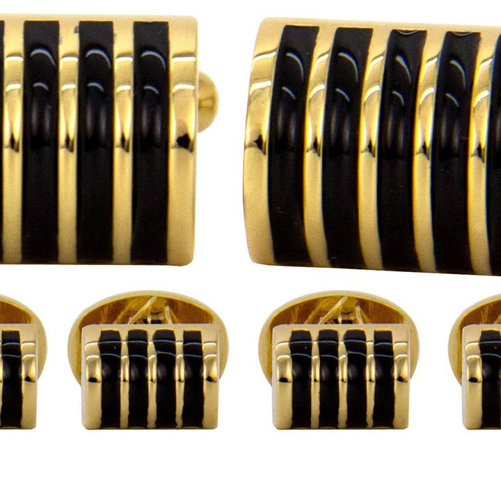 Classy Cufflinks - Wholesale Cufflinks - Vittorio Vico Gold Cufflinks & Stud Sets by Classy Cufflinks