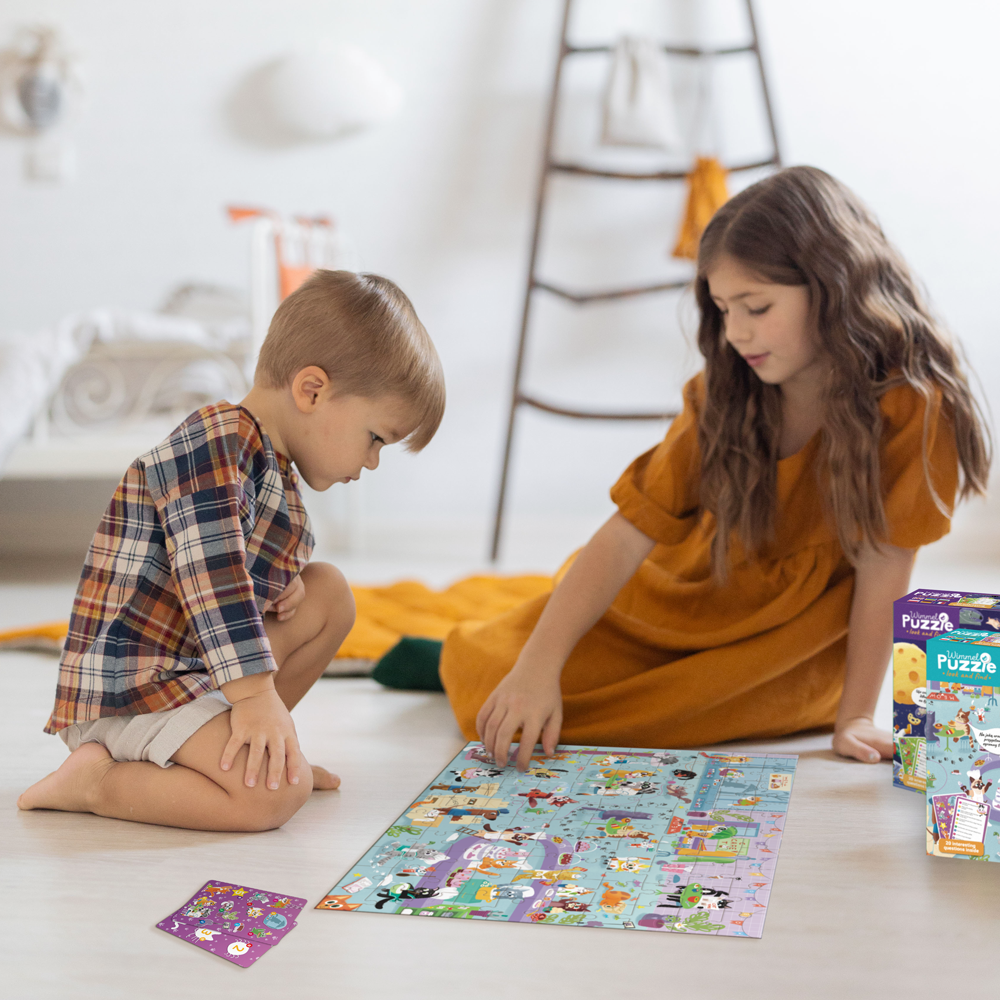 DoDo Brand - Wholesale Puzzle - Kids - Interactive Puzzle For Kids - Look & Find Kitty2