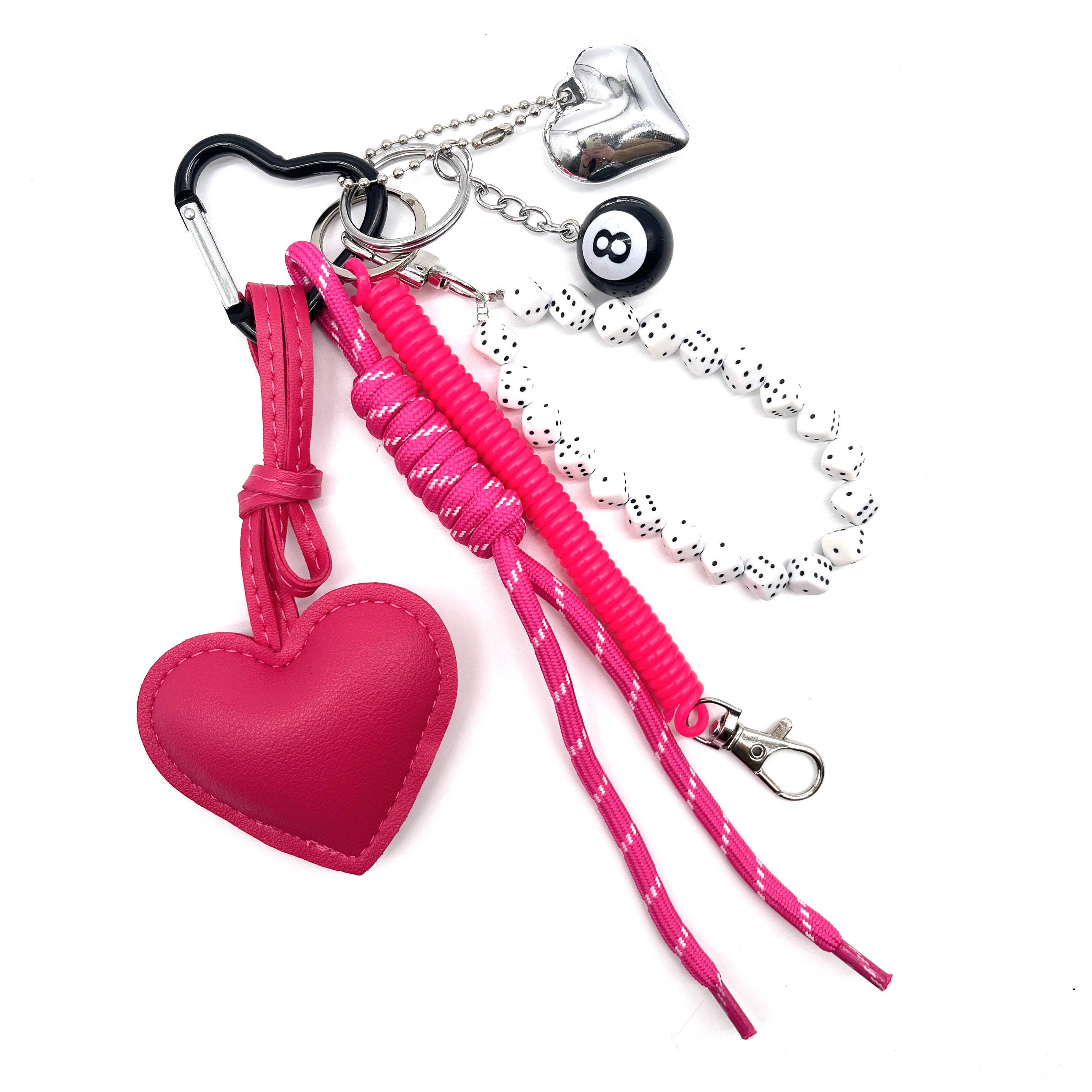 Vimoda - Vente Accessoire de sac – femme - Bijou de sac - Bag Charm - COEUR2