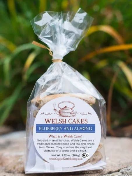 Welsh Cakes - Blueberry and Almond - Ready Made for wholesale by Copper Kettle Bakery
