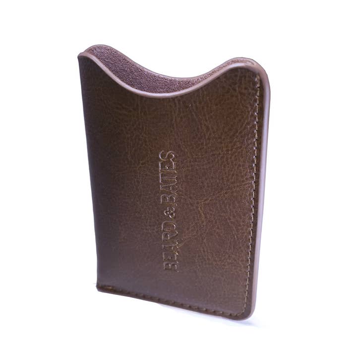 Beard & Bates - Wholesale Pouch - Men's - Genuine Leather Pouch - For The Sandalwood Switchblade Comb3