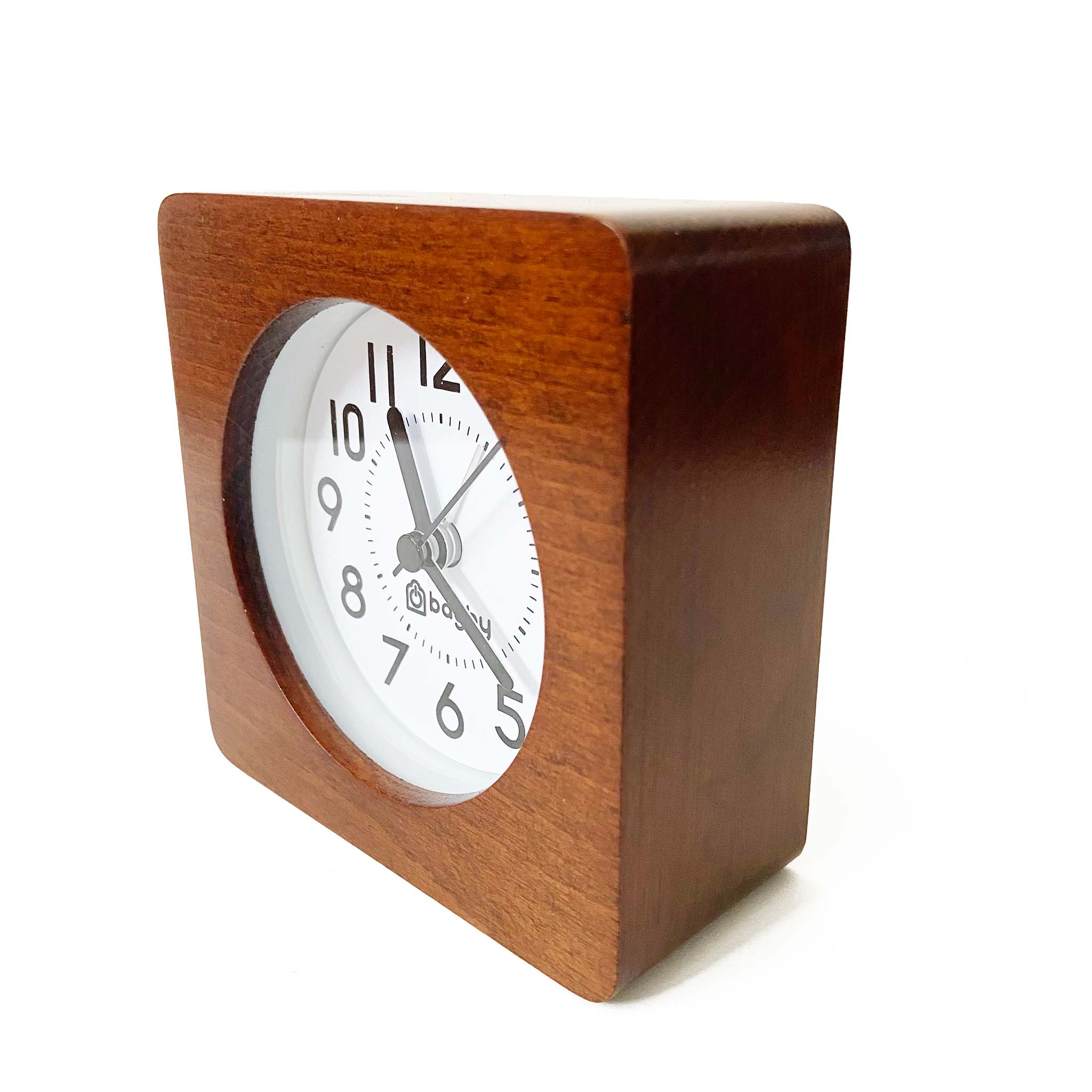 Bagby - Wholesale Alarm Clock - Bagby Silent & Analog Wooden Alarm Clock - Original2