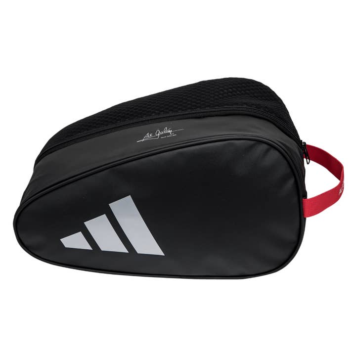 Sac d'accessoires adidas Noir/Rouge 3.4-Ale Galán pour la vente par The District Padel