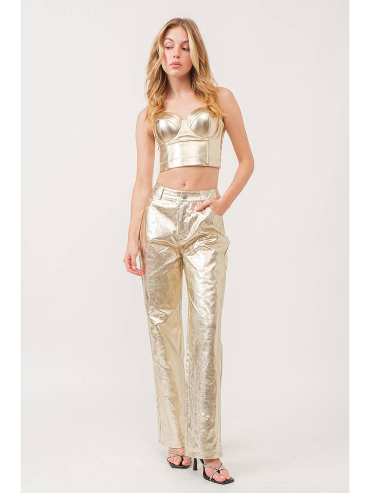 Goud IC2824 Metalen bustiertop voor groothandel op Faire2