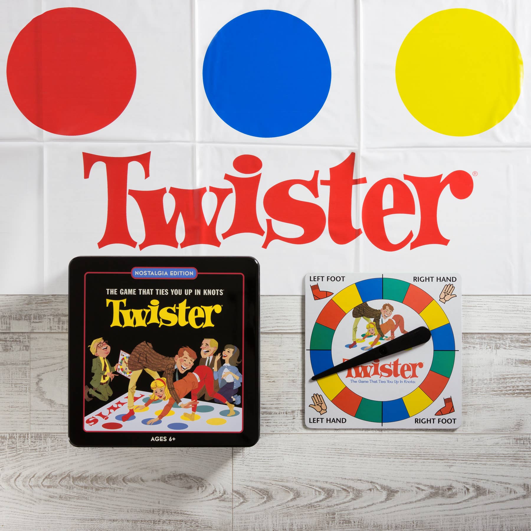 WS Game Company - Wholesale Board Game - Twister Nostalgia Tin1