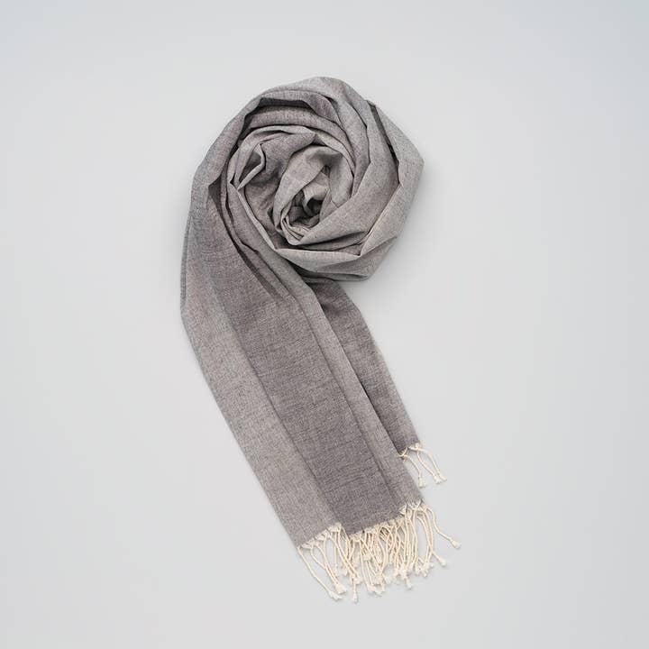 Scarf Shades Of Grey for wholesale by Kala Swaraj Foundation by Global & Green Textiles
