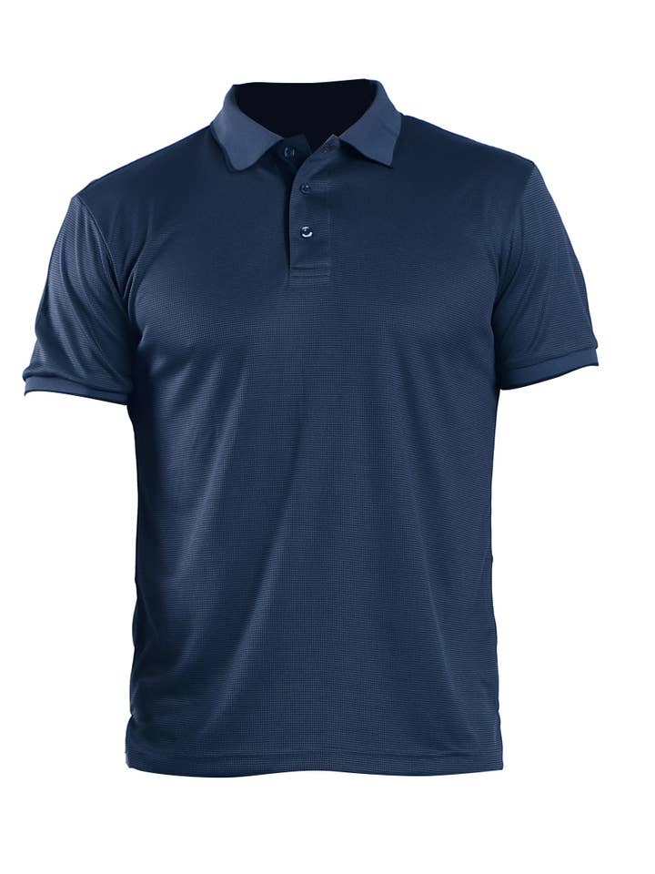 LeeHanTon - Wholesale Polo - Men's - LeeHanTon Men's Short Sleeve Waffit Series Polo Shirt