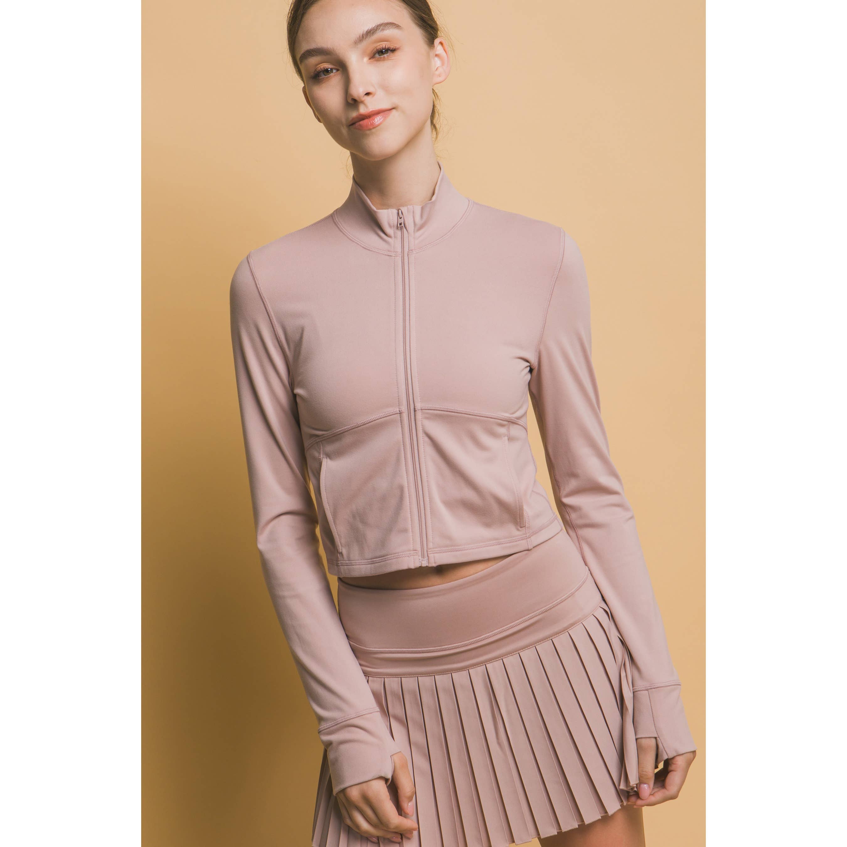 Apolline - Wholesale Athletic Jacket - Women's - Active Long Sleeve Zip- Up Performance Jacket11