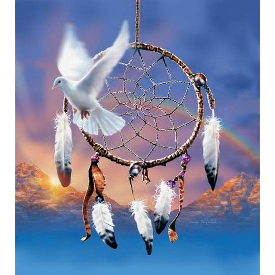 Dreamcatcher Dove - Blank Greetings Card by David Penfound for wholesale by Eastgate Resource