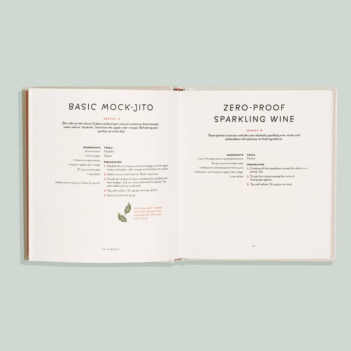 Blue Star Press - Wholesale Cookbook - Mocktail Party: 75 Non-Alcoholic Mocktail Recipes
