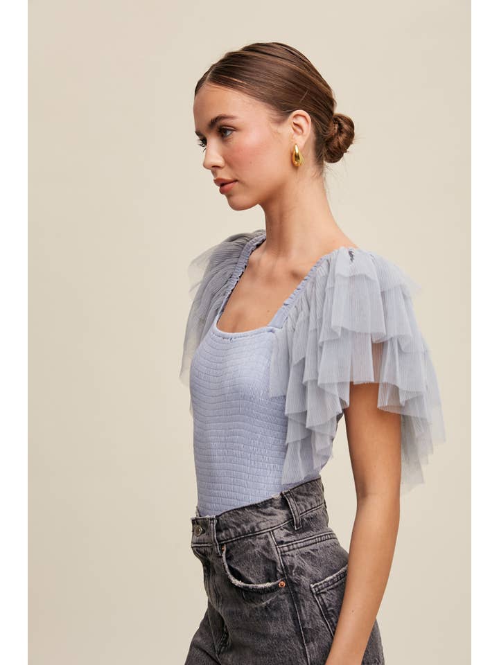 Listicle – Bodysuit - Mulher por atacado – Body Elegância Plissada39