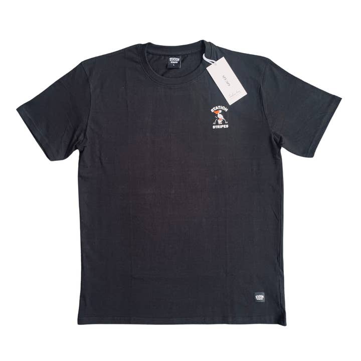 Pelicano Short Sleeve Tee Shirt for wholesale by Station Stripes