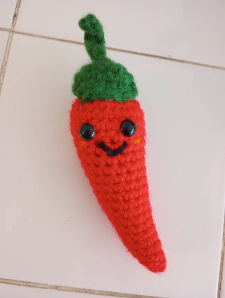 Cold Stream Crafts - Wholesale Stuffed/Plush Toy - Kids & Baby - Crochet Chili Pepper Plush3