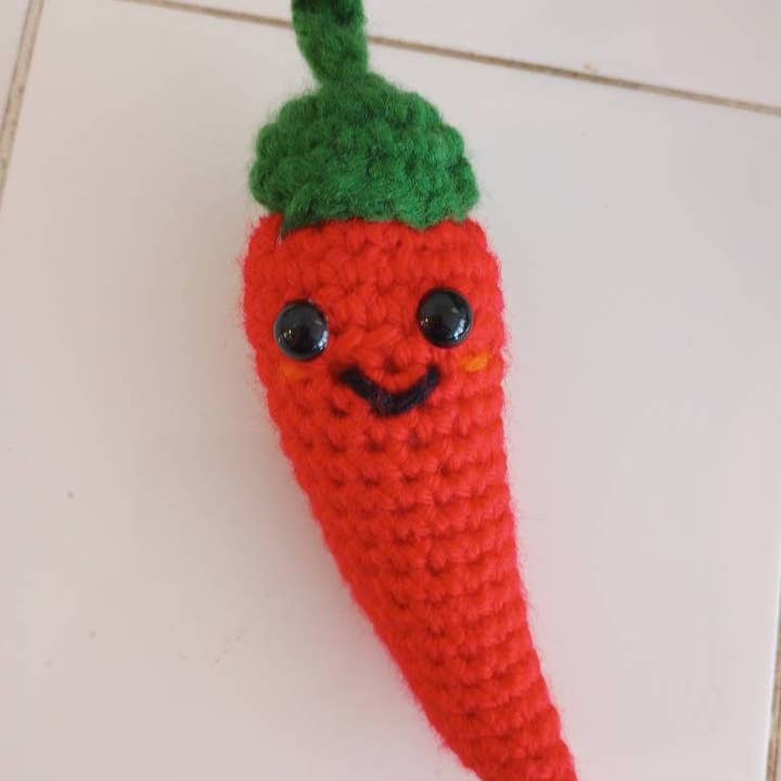 Cold Stream Crafts – Engroshandel Plyslegetøj - Børn og baby – Hæklet Chili Pepper Plys3