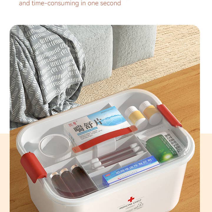 VIGOR - Wholesale First Aid Kit - Sleek Household Medical Box Emergency Medical Storage Box Dr7